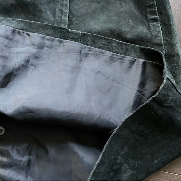 Vintage Black Leather Button Front Mini Skirt Women's 7/8 - Picture 7 of 11